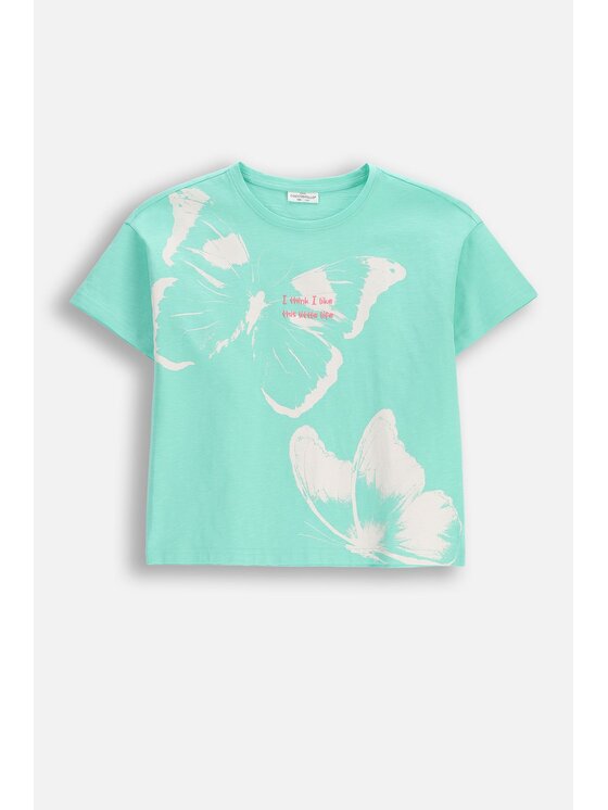 Coccodrillo Coccodrillo T-Shirt WC6143203TGJ-031 Zelená Regular Fit