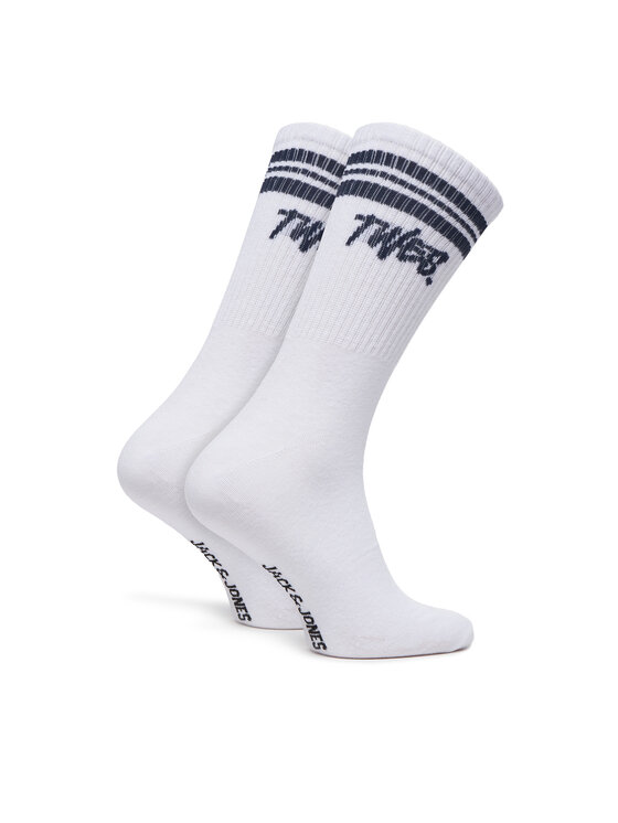 Jack&Jones Jack&Jones Vyriškų ilgų kojinių komplektas (3 poros) Jactwes 12268711 Balta