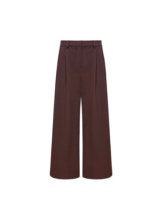 MANDRAGORA MANDRAGORA Pantaloni da donna Estra Marrone Standard Fit