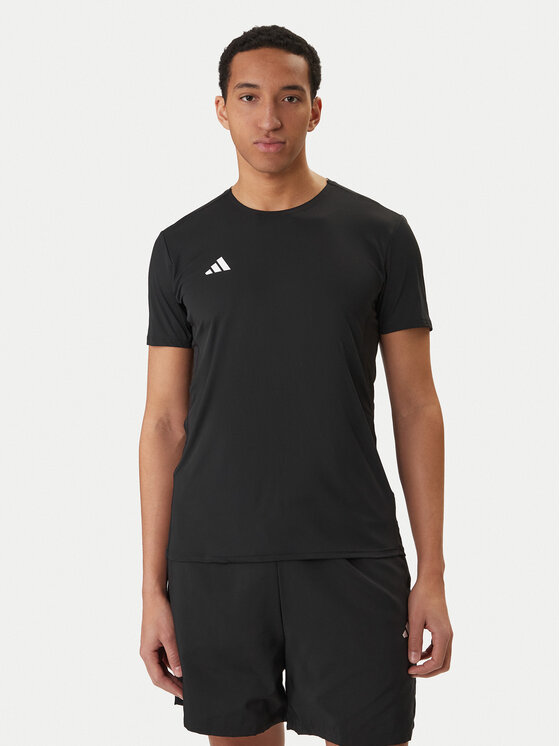 adidas adidas Тениска от техническо трико Adizero Essentials IN1156 Черен Slim Fit
