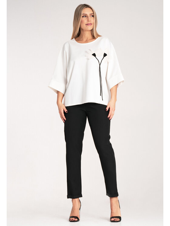 FIGL FIGL Blusa M1118 Bianco Regular Fit