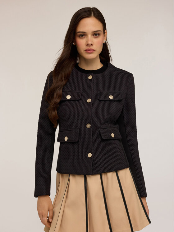 Motivi Motivi Giubbotto piumino R182Q001069N033 Nero Regular Fit