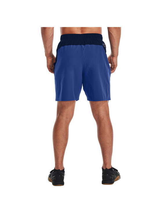 Under Armour Under Armour Pantaloncini sportivi Under Armour Knit Woven Hybrid Shorts Blu scuro Regular Fit