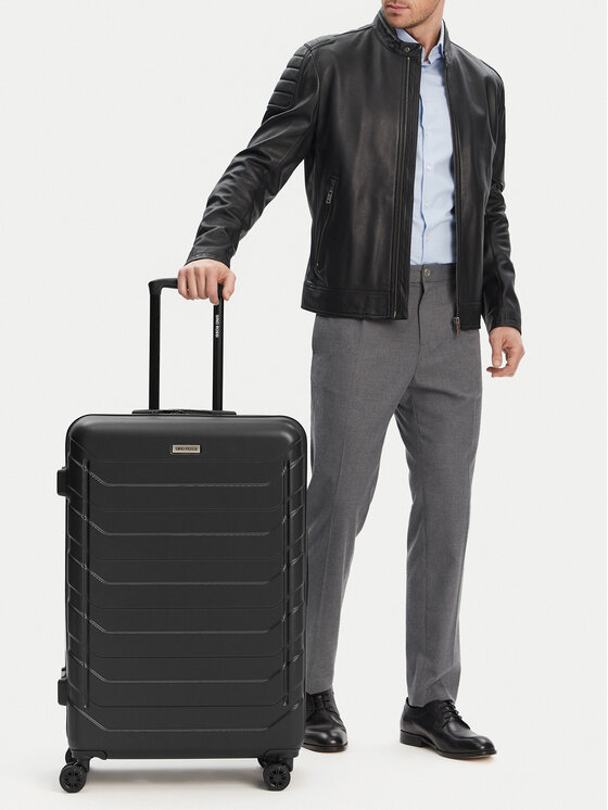 Gino Rossi Gino Rossi Mittlerer Koffer GIN-M-001-05-BLACK Schwarz
