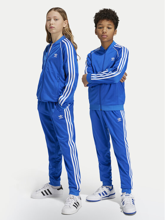 adidas adidas Pantaloni trening adicolor SST IY4007 Albastru Regular Fit