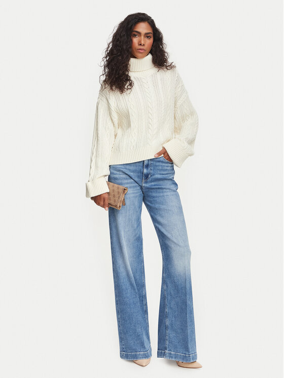 Guess Guess Jeansy W6YA1C D1337 Niebieski Wide Leg