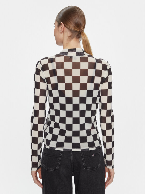 Vans Vans Jopa Position Mesh Mock Neck VN000F73Y281 Črna Regular Fit