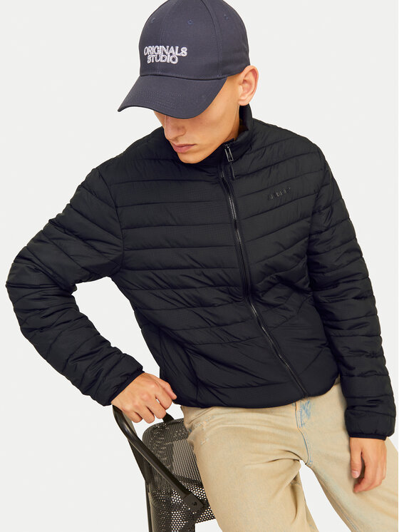Jack&Jones Jack&Jones Μπουφάν μεταβατικό State 12256985 Μαύρο Regular Fit