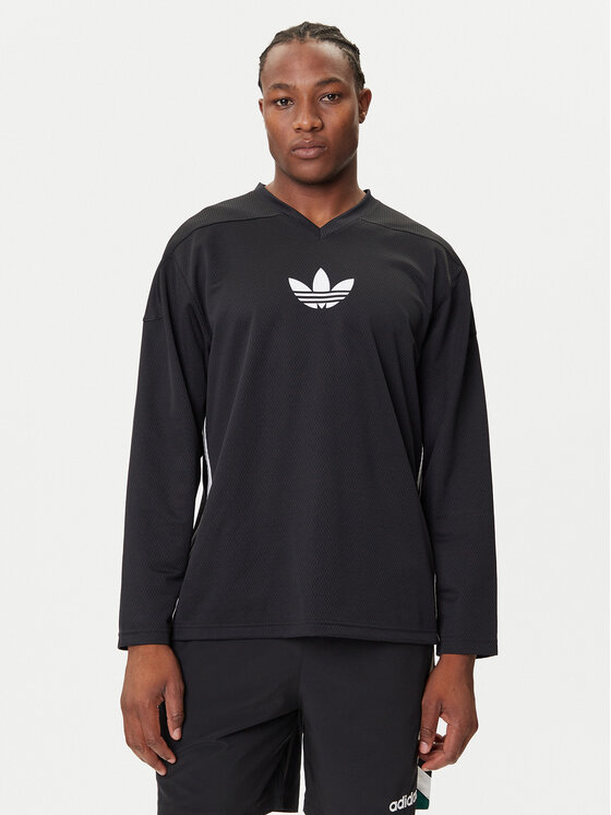 adidas adidas S dlouhým rukávem adicolor Mesh JY1307 Černá Regular Fit