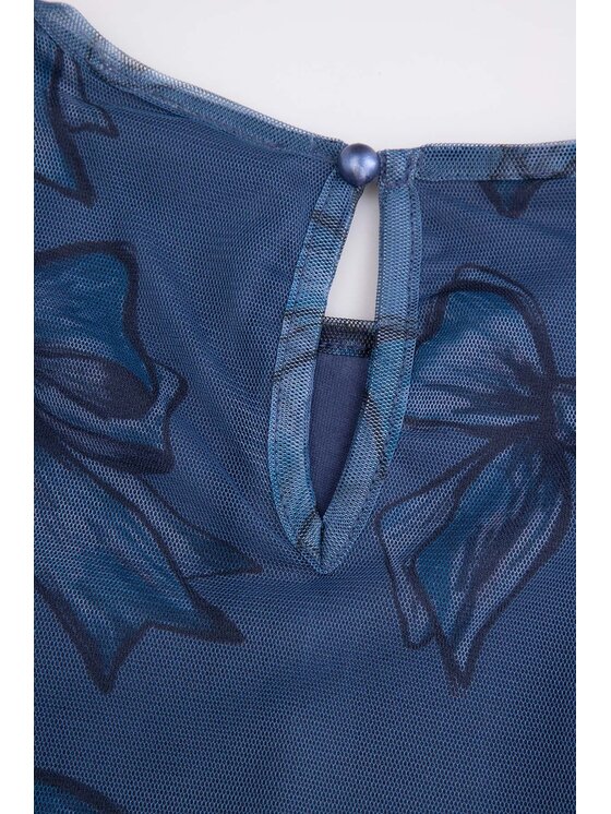 Coccodrillo Coccodrillo Sukienka ZC5128101FGJ-015 Granatowy Regular Fit