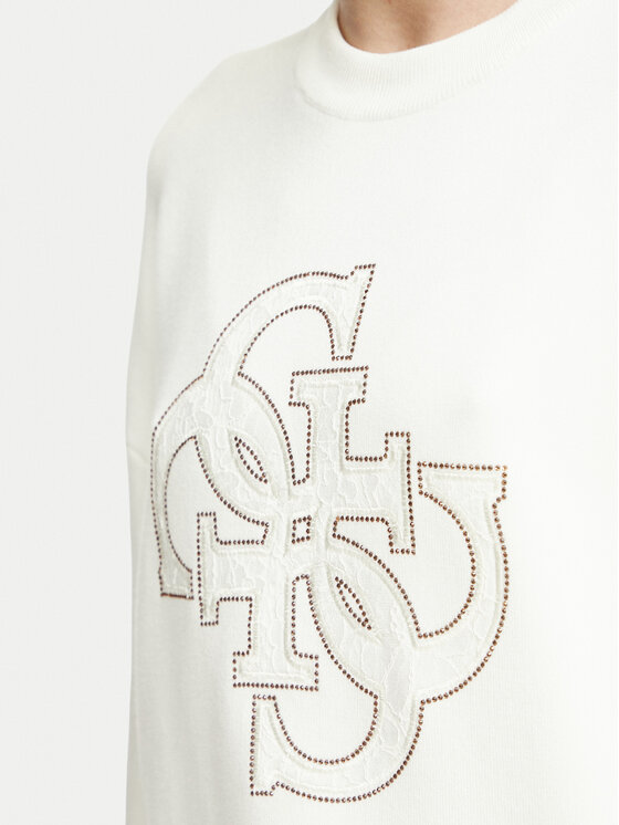 Guess Guess Pullover W6BR52 Z1453 Creme Regular Fit