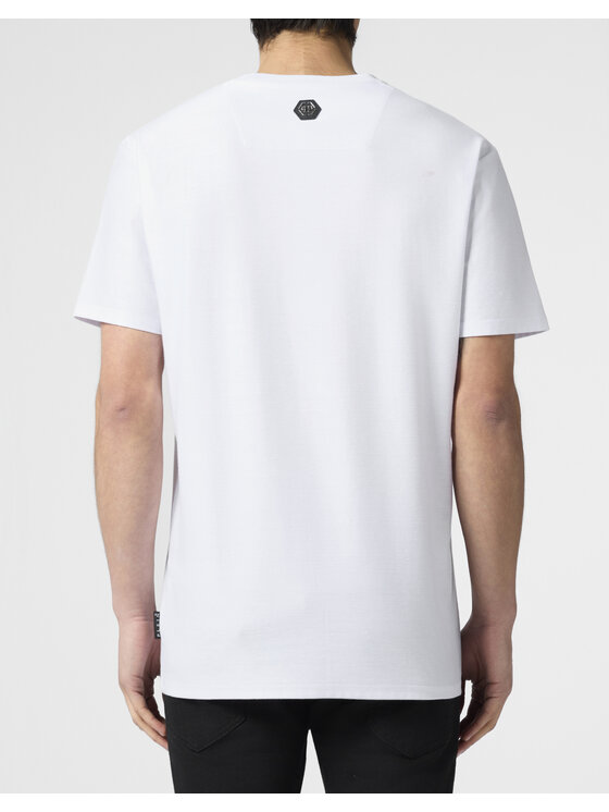 PHILIPP PLEIN PHILIPP PLEIN T-Shirt 30625 Biały Regular Fit