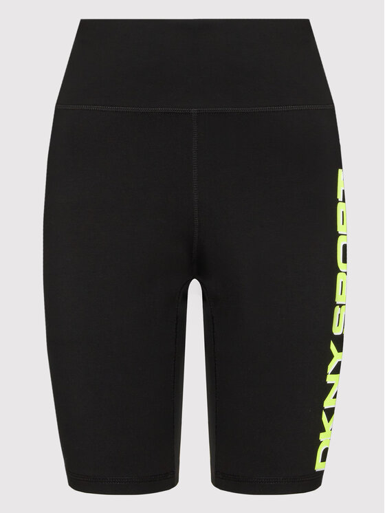 DKNY Sport Športne kratke hlače DPPS4915 Črna Slim Fit