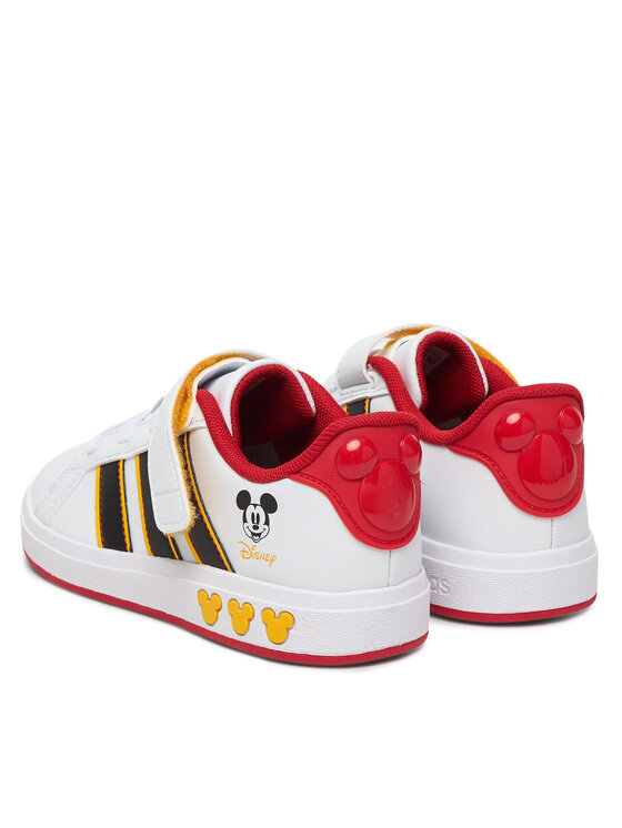 adidas adidas Sneakersy Grand Court Mickey El K JQ8067 Biały