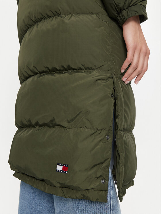 Tommy Jeans Tommy Jeans Daunenjacke Alaska DW0DW18860 Grün Regular Fit
