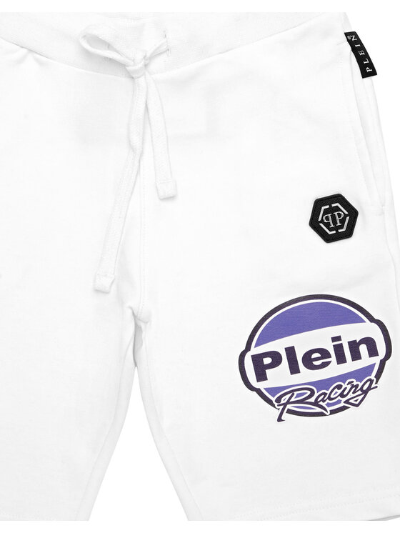 PHILIPP PLEIN PHILIPP PLEIN Pantaloncini 28181 Bianco Jogger Fit