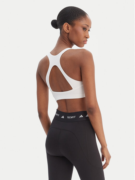 adidas adidas Reggiseno sportivo Optime Workout KD6685 Bianco