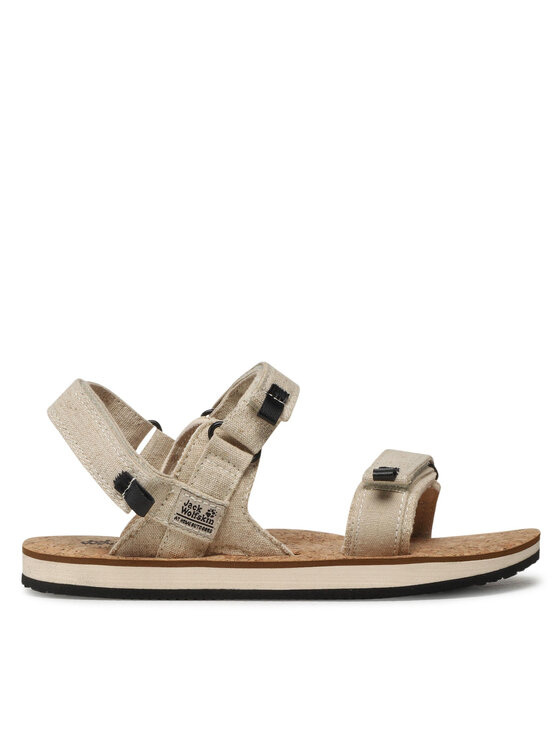 jack wolfskin sandales ecostride 2 sandal w 4051771 beige