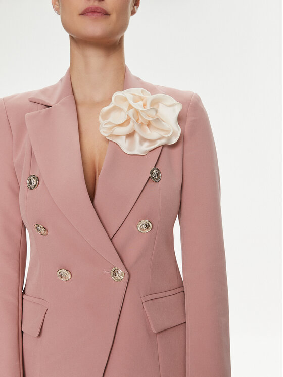 Maryley Maryley Giacca da abito 24EB139/M13 Rosa Regular Fit