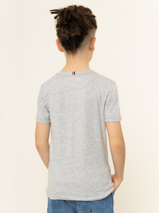 Tommy Hilfiger Tommy Hilfiger Marškinėliai Graphic Tee KB0KB05427 D Pilka Regular Fit