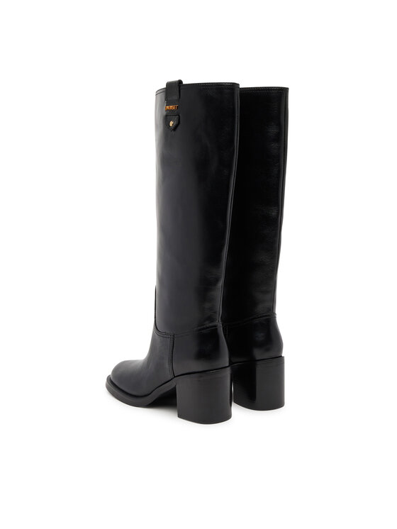 TWINSET TWINSET Kozačky ko252TCP080 Černá
