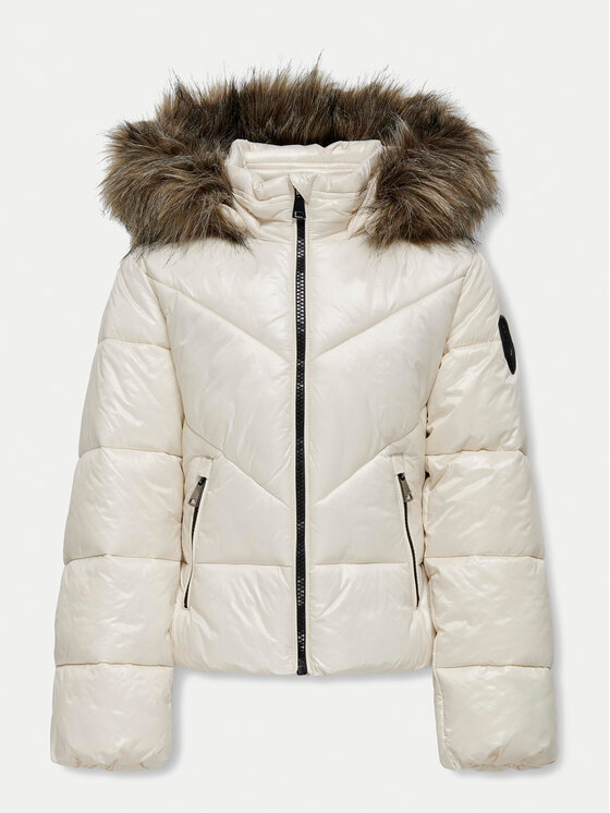 Kids ONLY Kids ONLY Žieminė striukė 15324041 Smėlio Regular Fit