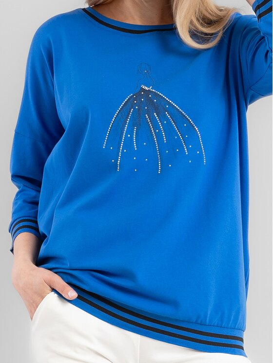 Perso Perso Halenka TLE240234F Modrá Regular Fit