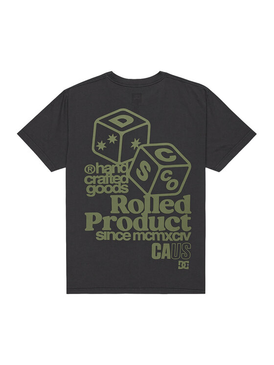 DC Shoes DC Shoes T-Shirt High Rollin EDYZT04367 Černá Regular Fit