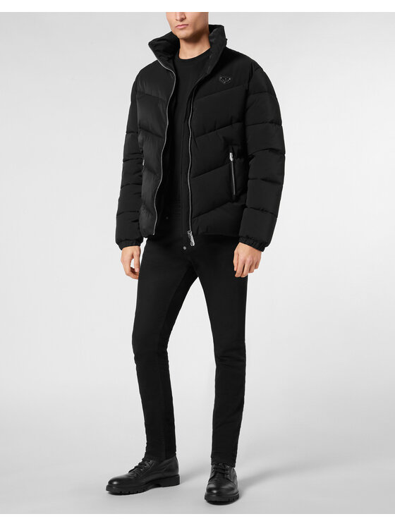 PHILIPP PLEIN PHILIPP PLEIN Kurtka puchowa 23009 Czarny Regular Fit