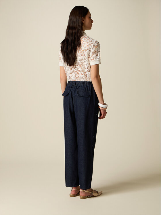 Oltre Oltre Jeans P408J002576N034 Blu Boy Fit