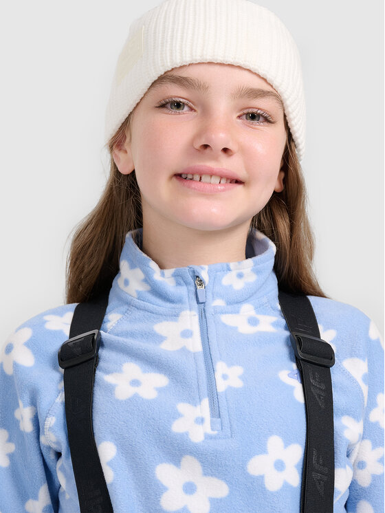 4F 4F Bielizna termoaktywna górna SKI UNDERWEAR Niebieski jasny