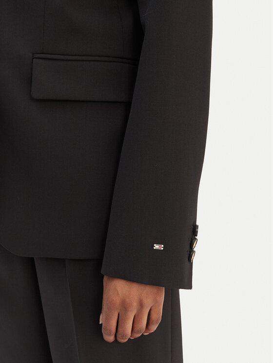 Tommy Hilfiger Tommy Hilfiger Sakoi Timeless WW0WW46662 Crna Regular Fit