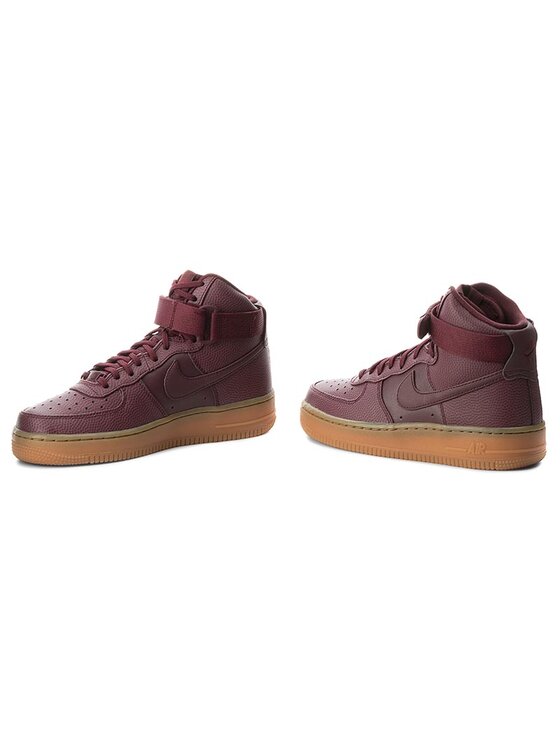 Nike Sneakers Wmns Air Force 1 Hi Se 860544 600 Bordeaux Modivo