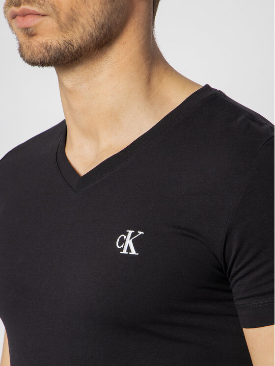 Calvin Klein Jeans T-Shirt Essential J30J314998 Γκρι Slim Fit • Modivo.gr