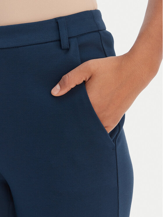 Patrizia Pepe Patrizia Pepe Kalhoty z materiálu 8P082/ A715 Modrá Slim Fit