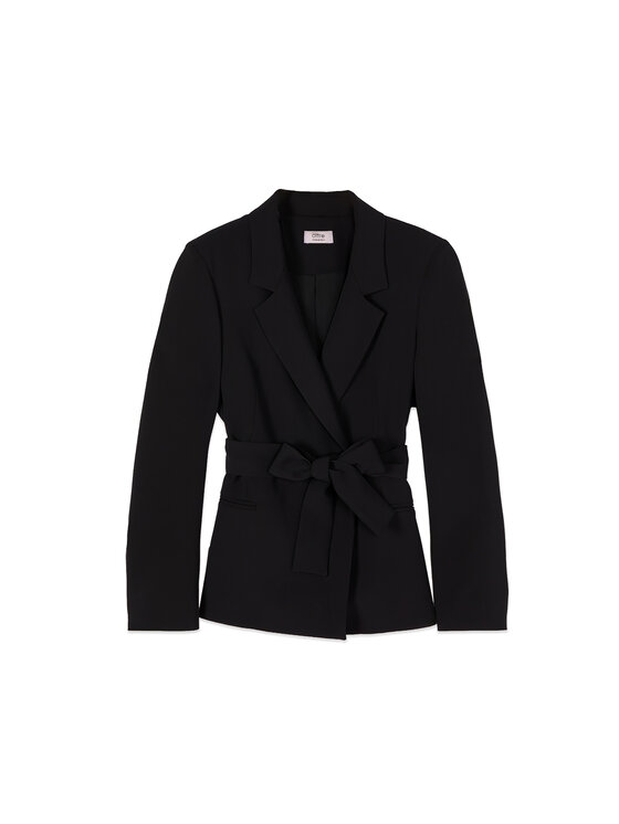 Oltre Oltre Giacca da abito Q813R004611N033 Nero Regular Fit