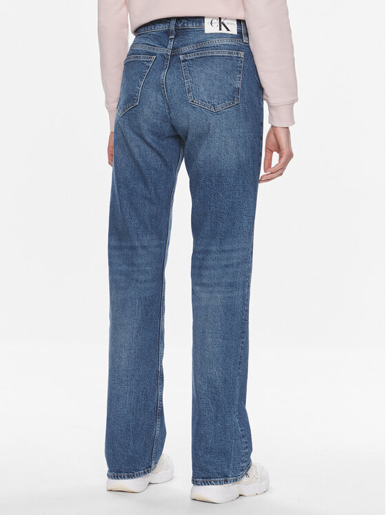 Calvin Klein Jeans Calvin Klein Jeans Jeans hlače Authentic J20J222454 Modra Bootcut Fit