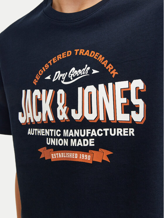 Jack&Jones Junior Jack&Jones Junior T-shirt Logo 12258877 Tamnoplava Regular Fit