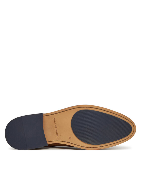 Tommy Hilfiger Tommy Hilfiger Cipele Hilfiger Thunit Suede M Toe Shoe FM0FM05468 Smeđa
