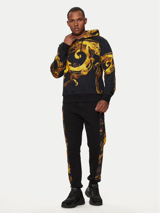 Versace Jeans Couture Versace Jeans Couture Mikina 76GAI3HW Čierna Regular Fit