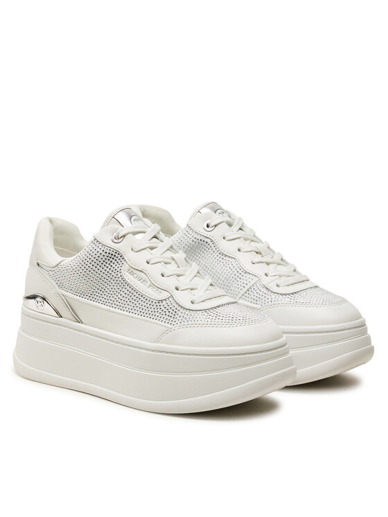 MICHAEL Michael Kors MICHAEL Michael Kors Snīkeri Hayes 43R4HYFS1D Balts