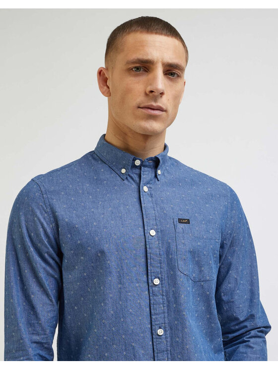 Lee Lee Camicia LEE BUTTON DOWN Blu Regular Fit