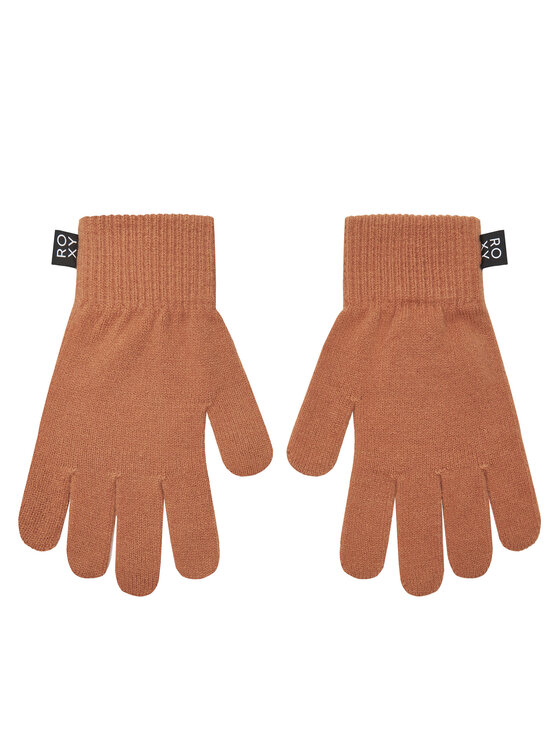Roxy Dámske rukavice Tropical Snow ERJHN03257 Hnedá