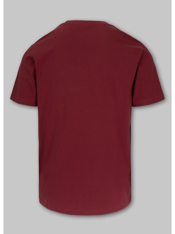 PITBULL PITBULL T-Shirt Koszulka No Logo 20 XL Bordowy Regular Fit