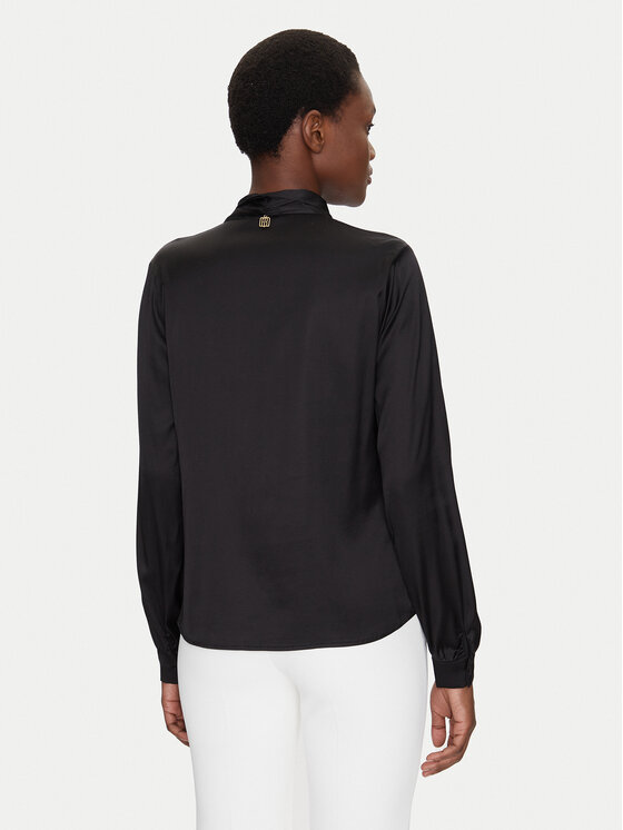 Fracomina Fracomina Blusa FS25ST1001W73201 Nero Regular Fit