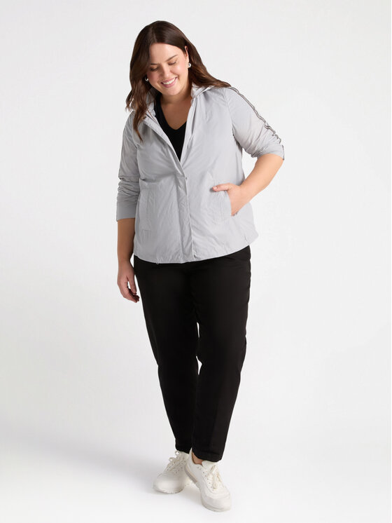 Fiorella Rubino Fiorella Rubino Płaszcz F401T001290N013 Szary A-Line Fit