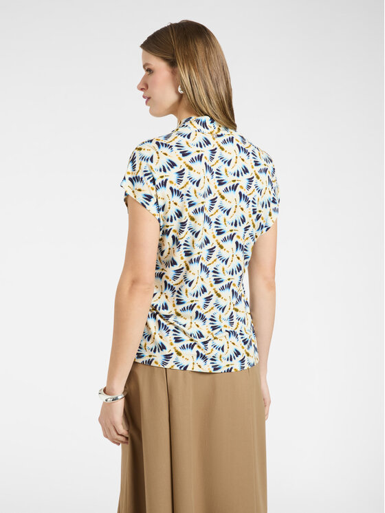Elena Mirò Elena Mirò T-Shirt G005Z000634N041 Biały Regular Fit