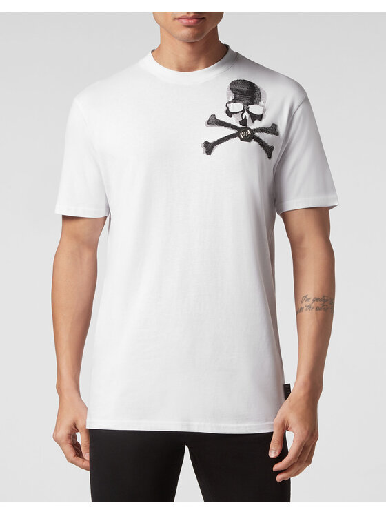 PHILIPP PLEIN PHILIPP PLEIN Tričko 881 Biela Regular Fit