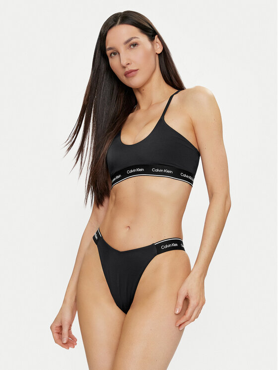 Calvin Klein Swimwear Calvin Klein Swimwear Μπικίνι πάνω μέρος KW0KW02426 Μαύρο