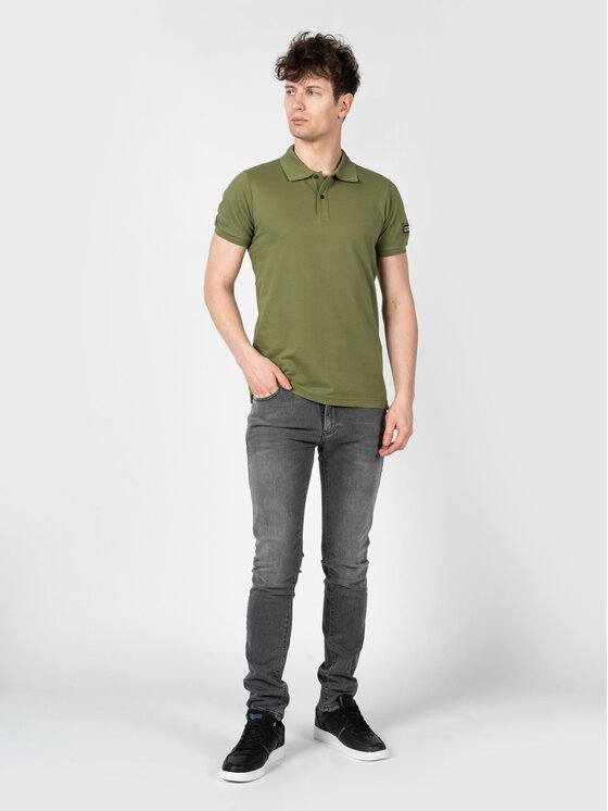 Iceberg Iceberg Polokošile F031631A Khaki Regular Fit